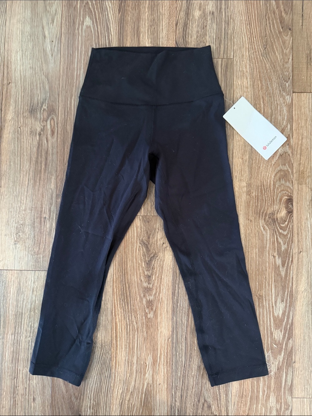 lululemon Align HR Crop 21” Black High-Rise Cropped Leggings